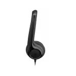 AUDÍFONOS DE COLOR NEGRO LOGITECH DE CABLE USB TIPO-C CON MICROFONO PARA COMPUTADORAS H390